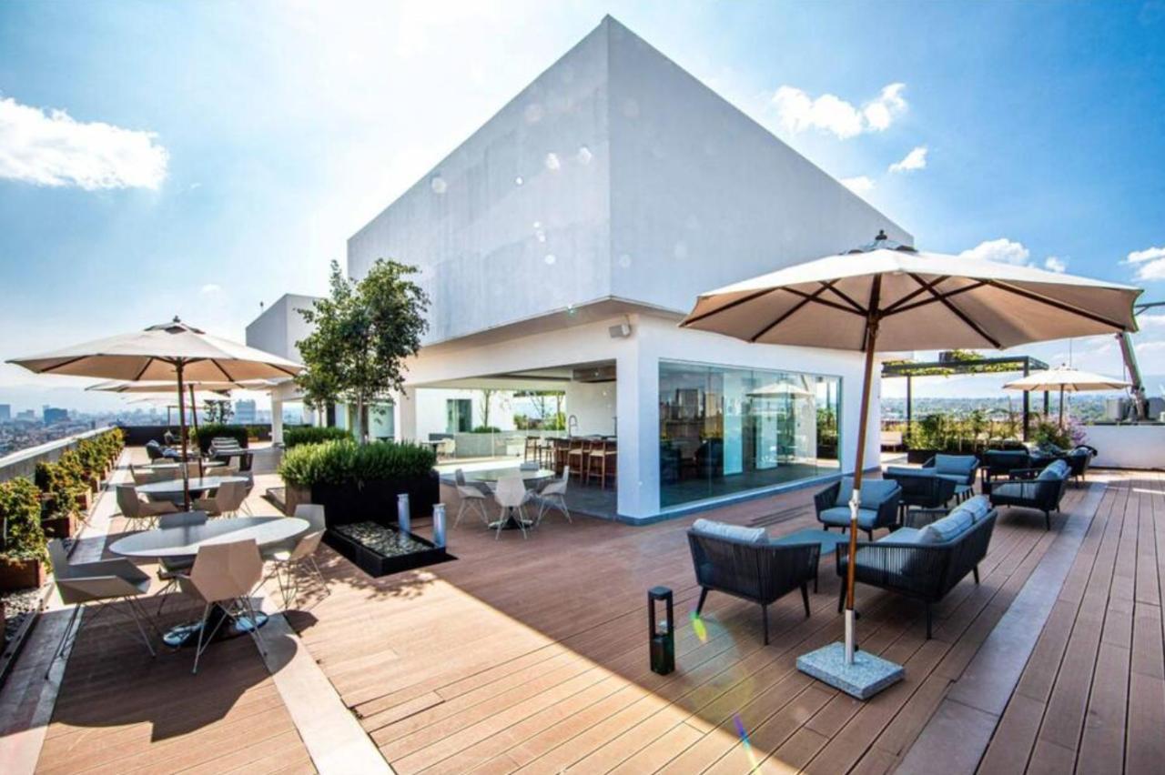 Lovely & Spacious Apartment With Pool & Gym In La Condesa - Icon Mexiko-Stadt Exterior foto
